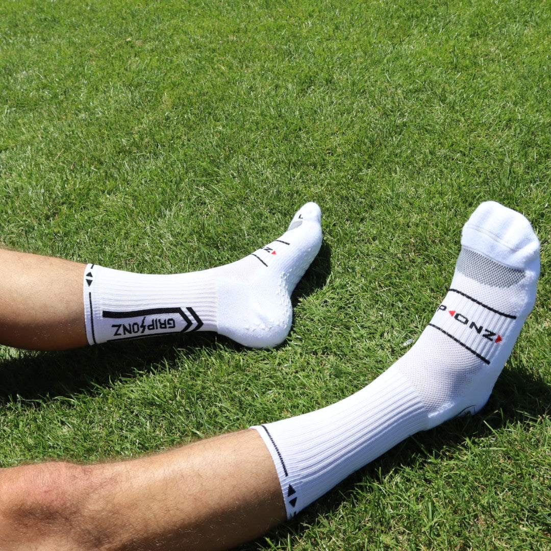 Elite Grip Socks - White